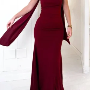 Streetstylestore Strapless Bodycon Maxi Dress
