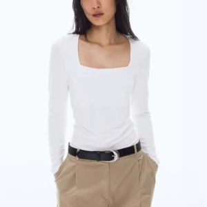 Long-Sleeved Jersey Top